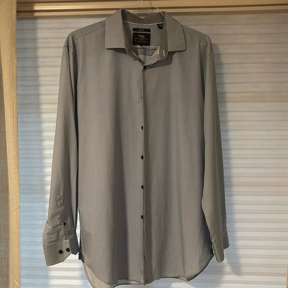 WRK slim fit button down